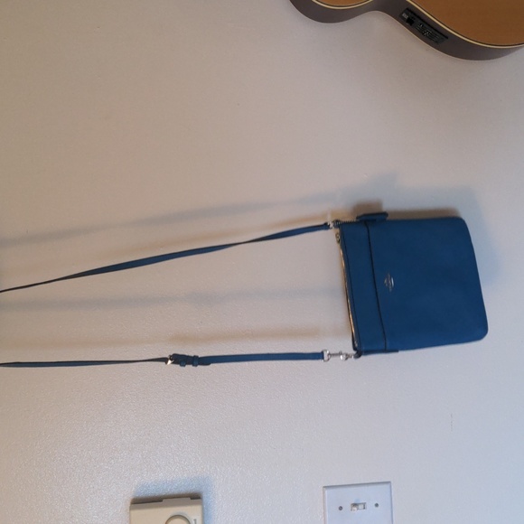 Blue Leather Coach Crossbody Bag - Picture 6 of 6